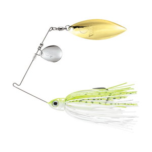 VMC Redline Series Spinnerbait Colorado Willow 1/2oz Chartreuse and White Shad Nickel/Gold