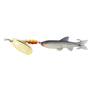 Mepps Comet Mino Inline Spinner 3" with Shad Mino Gold Blade 7/16 oz
