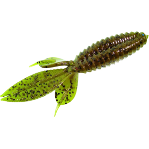 Reaction Innovations Smallie Beaver 3.5" Creature Green Pumpkin - Reaction Innovations