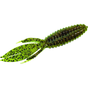 Reaction Innovations Smallie Beaver 3.5" Creature Watermelon/Green Pumpkin - Reaction Innovations