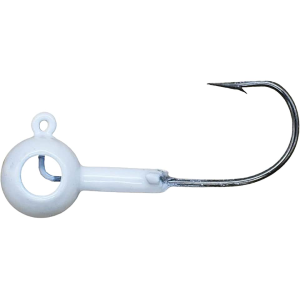Crappie Magnet Eye Hole Round 1/64oz Jighead White