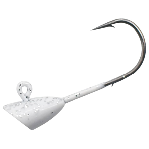 Trout Magnet Tungsten 1/32oz Darter Jighead White Silver Glitter
