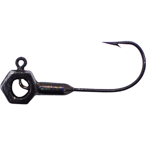 Crappie Magnet Eye Hole Brandon Smith Hammer Head 1/16oz Jighead Black
