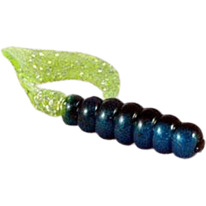 Kalin's Triple Threat Grub Black/Blue/Chartreuse