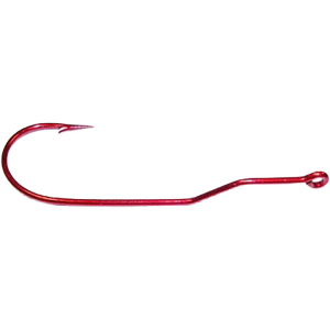 Tru-Turn Aberdeen Hook  #4 Blood Red 7PK