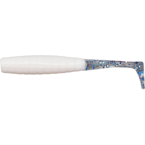 Crappie Magnet Tiny Dancer Swimbait White Blue Silver Flash