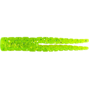 Crappie Magnet Grub Chartreuse W/Silver Flash