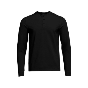Sitka Gear Men's Foothills Long Sleeve Henley Shirt Sitka Black 2XL