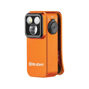 Olight Oclip Pro Rechargeable Flashlight Orange