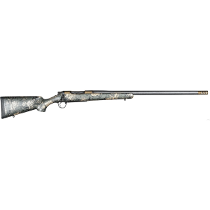 Christensen Arms Ridgeline FFT Bolt Action Rifle 6.5 PRC 20" Carbon Fiber Threaded Barrel Burnt Bronze Cerakote Frame Green and Black/Tan Field Stock