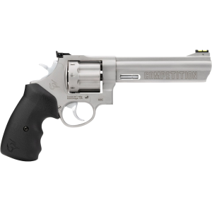 Taurus 608 Competition 357 Magnum Revolver 6" Stainless Barrel 8 Round Black Grip