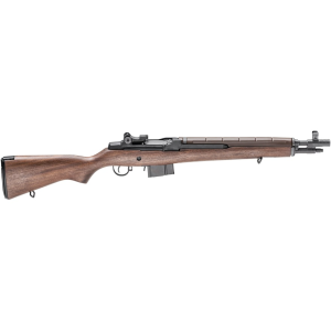 Springfield Armory M1A Tanker Semi Automatic Rifle 308 Winchester 16" Black Threaded Barrel Black Frame Walnut Fixed Stock
