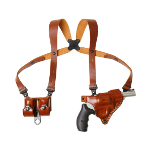 Galco Miami Classic II Shoulder Holster Right Hand Colt King Cobra Post 2019 3", 4.25", Colt Viper 3" Leather Tan - Galco
