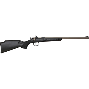 Crickett G2 Single Shot Youth Rifle 22 Long Rifle 16.125" Stainless Barrel Black Frame Black Synthetic Monte Carlo Stock