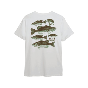 AFTCO Men's Brothers T Shirt White XL
