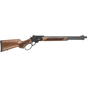 Smith & Wesson 1854 Lever Action Rifle 357 Magnum 19.25" Black Threaded Barrel Black Frame Walnut Field Stock