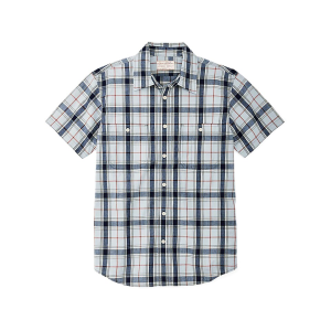 Filson Men's Chambray Shirt Indigo Plaid XL - Filson