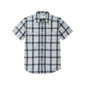Filson Men's Chambray Shirt Indigo Plaid Medium - Filson