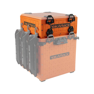 YakAttack ShortStak Upgrade Kit for BlackPak Pro Kayak Fishing Crate 13"x13" YakAttack Orange - Yakattack
