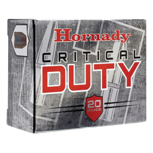 Hornady Critical Duty 357 Sig Ammo 135 Grain Hornady FTX Polymer Tip Box of 20