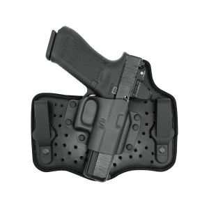Galco KingTuk Air Cloud IWB Holster Right Hand CZ P10C, P10F, Glock 17, 19, 19X, 22, 23, 31, 32, 38, 45, 47, 49, Ruger RXM Leather Black - Galco