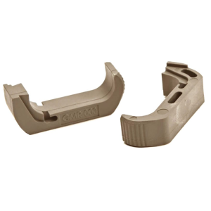 Vickers Tactical Extended Magazine Release Glock Gen 4, 5 Models 17, 19, 22, 23, 26, 27, 31, 32, 34, 35, 37 Polymer Tan
