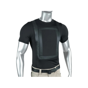 Premier Body Armor Everyday Armor T Shirt 360 Core With 2 Level IIIA Armor Panels Black Large