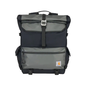 Carhartt 40L Nylon Roll Top Backpack Black