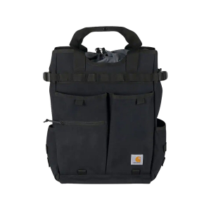 Carhartt 28L Nylon Cinch-Top Convertible Tote Backpack Black