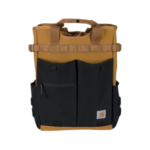 Carhartt 28L Nylon Cinch-Top Convertible Tote Backpack Carhartt Brown