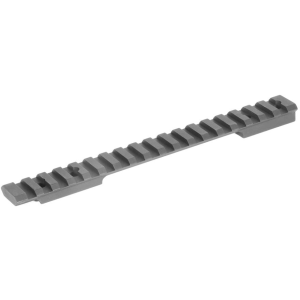 EGW Heavy Duty 1-Piece Picatinny Scope Base Savage Long Action Flat Back Matte Black