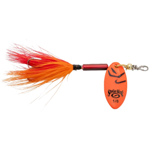 Strike King Bitsy Spin Inline Spinner 1/16oz Fire Craw Fire Craw