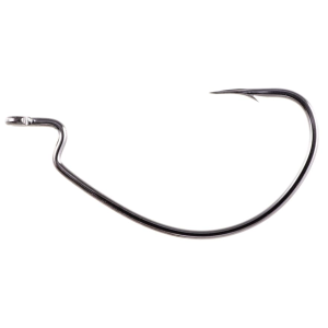 Owner Wide Gap Plus Hook #6/0 Black Chrome 4PK