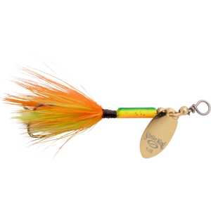 Strike King Bitsy Spin Inline Spinner 1/4oz Bleeding Firetiger Gold
