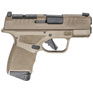 Springfield Armory Hellcat OSP 9mm Luger Pistol 3" Barrel 13+1 Round Cerakote Flat Dark Earth Slide Flat Dark Earth Grip Flat Dark Earth Frame