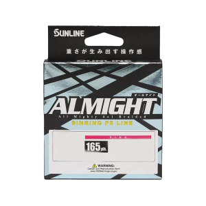Sunline Almight Sinking Braided Fishing Line 13lb 165yd Pink