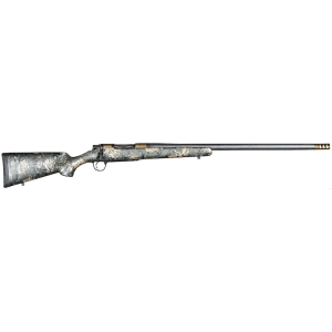 Christensen Arms Ridgeline FFT Bolt Action Rifle 300 PRC 22" Carbon Fiber Threaded Barrel Burnt Bronze Cerakote Frame Green and Black/Tan Field Stock