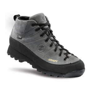 Crispi Boots Men's Monaco GTX 6" Waterproof Hiking Boots Leather Gray 9 D