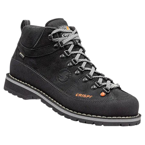 Crispi Boots Men's Monaco Premium 5" Hiking Boots Leather Black/Gray 12.5 D