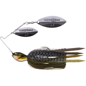 Megabass SV-3 Double Willow Spinnerbait 3/4oz Gill Black Nickel