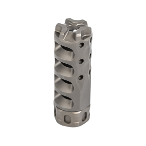 Precision Armament HYPERTAP Slim Muzzle Brake 6.5mm, 264 Caliber 5/8"-24 Thread Stainless