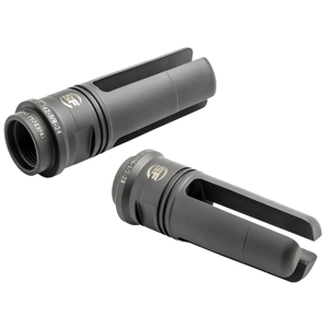 Surefire SOCOM 3-Prong Flash Hider Suppressor Mount LR-308 5/8"-24 Thread Steel Matte