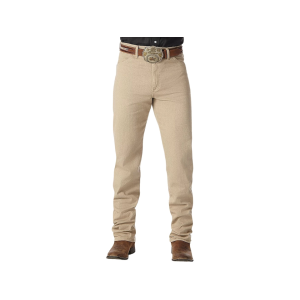 Wrangler Men's Cowboy Cut Original Jeans Prewashed Tan 40X32