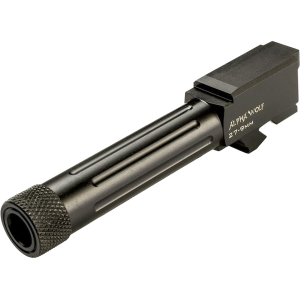 Lone Wolf AlphaWolf Conversion Threaded Barrel for Glock 27 40 S&W to 9mm Luger 4.06" Nitride