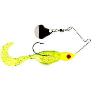Mr. Crappie Spin Baby 1/8oz Chartreuse Shiner Nickel