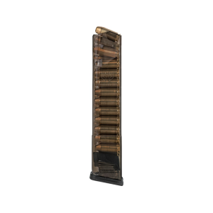 ETS Magazine for Glock 22, 24, 35 40 S&W 24-Round Polymer Carbon Smoke