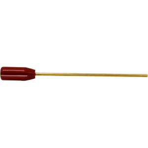Dewey 1-Piece Rifle, Pistol Chamber Cleaning Rod 1/4" Diameter 9-1/2" Brass 8-32 Threads
