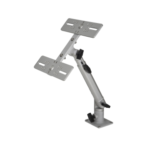 Millennium Marine Double Fish Finder Mount Silver