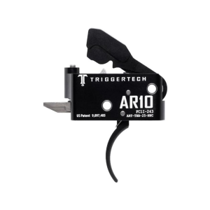 TriggerTech Adaptable Primary AR-10 Two Stage Trigger Curved Black