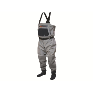 Frogg Toggs Men's Sierran Uninsulated Breathable Stocking Foot Chest Waders Slate/Gray XL (11-13)